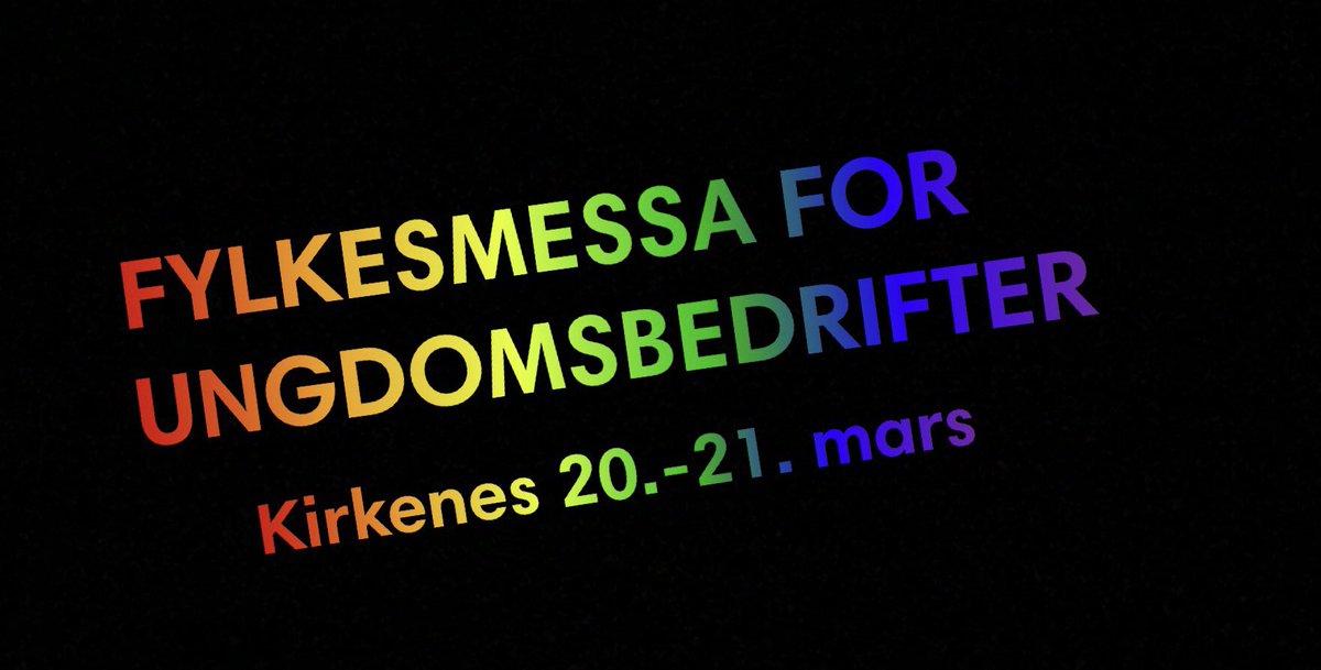 Her møtes vgs.-elever fra hele Finnmark. Det skjer på Ofelas Arena 21. mars kl . 09.30-13.45. #ungdomsbedrift #UB #FM_UB2018 #skaperglede #samspill #framtid #finnmark #uefinnmark #innovatørertrengsoveralt