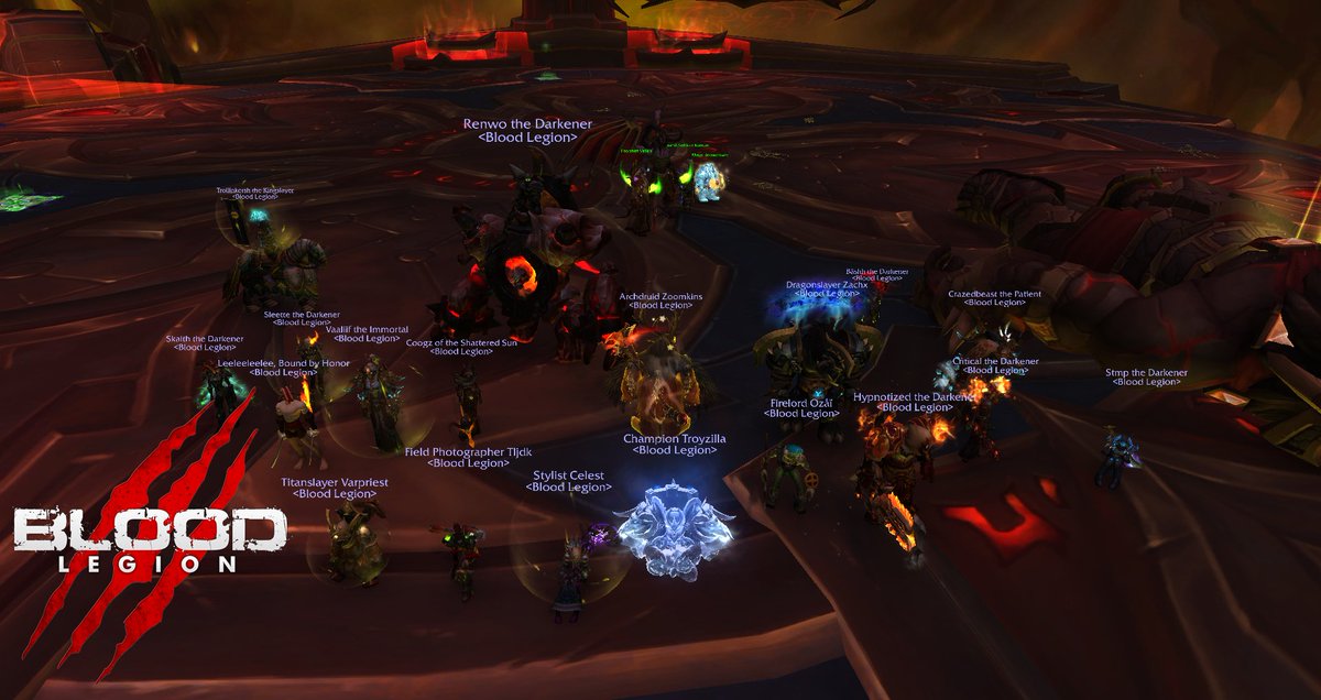 blood legion on twitter 10 11 mythic aggramar done the hardest
