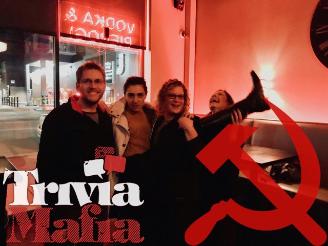TriviaMafia's tweet photo. You don't need a passport to get to Uptown, but it will feel like the Soviet. Only with free speech and better drinks. @HandSMPLS #Sundaysat8 https://t.co/2dtT2gEe5n