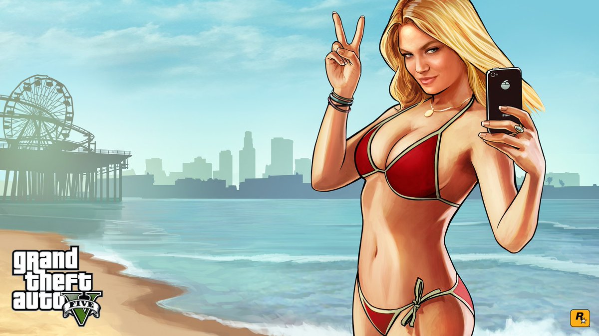 GTAGamerT's tweet photo. Grand Theft Auto VI Trailer By Rockstar Games OFFICIAL - https://t.co/kaSraJJx8T https://t.co/vpTw1LPx4Z