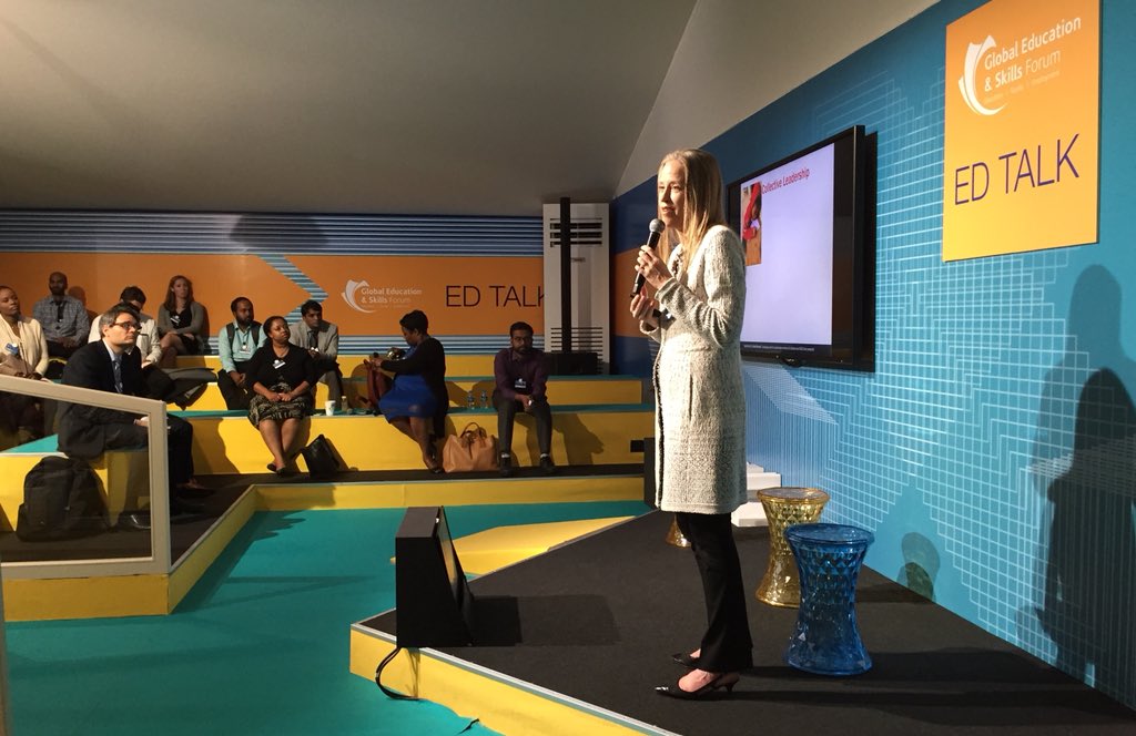 TeachForAll's tweet photo. “Leadership is strengthened when it is diverse and inclusive of the people who have themselves experienced the inequalities.” @wendykopp #GESF #GESF2018 https://t.co/72nnStKyTj