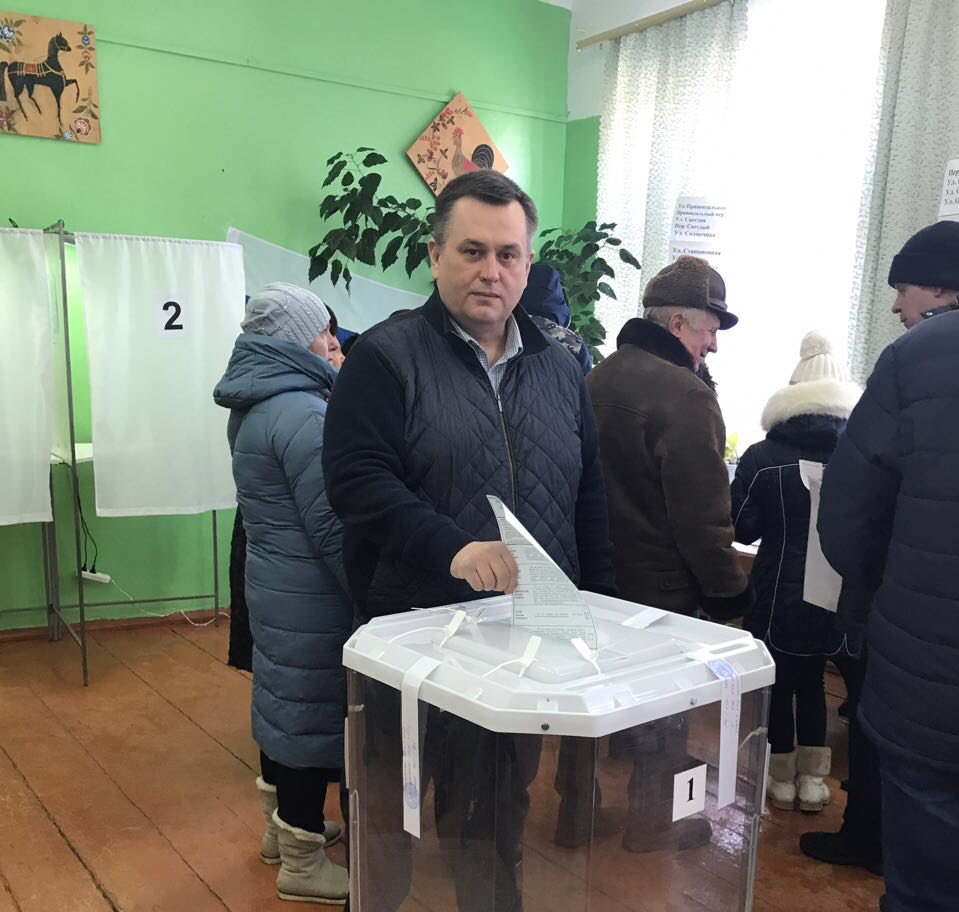 Проявил свою гражданскую позицию .Проголосовал за будущее России. #УчастОК #Тульская #Ясногорск