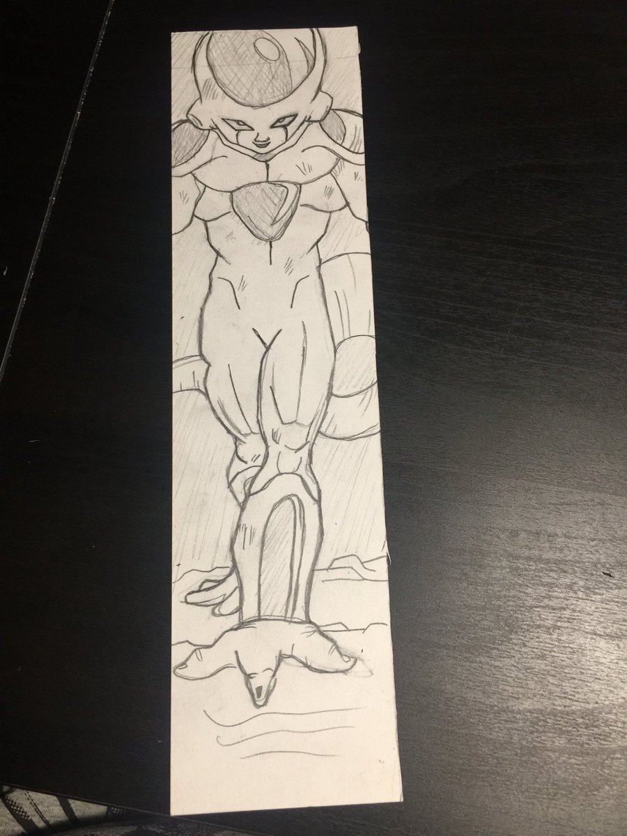 Infernus_04's tweet photo. Made a bookmark for the new manga I got today @RealLordFrieza https://t.co/YcukkTLSEx