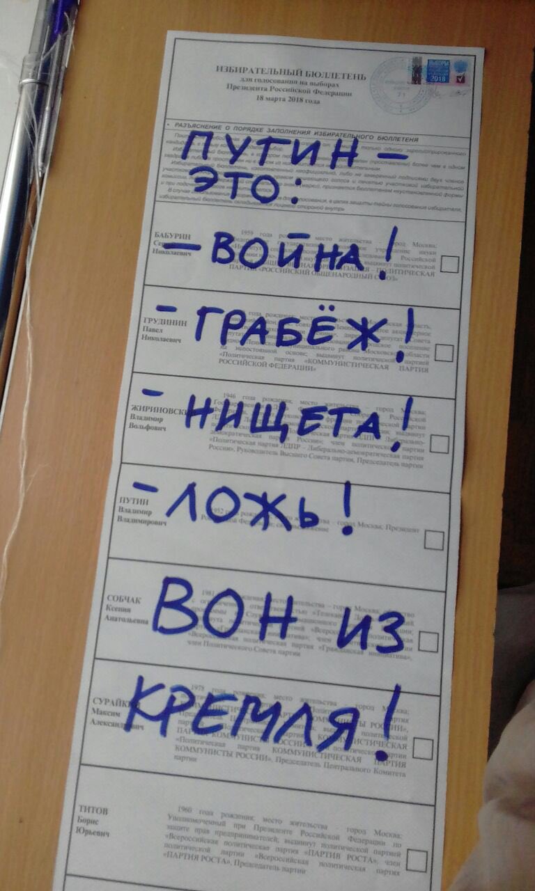 Прикольный бюллетень