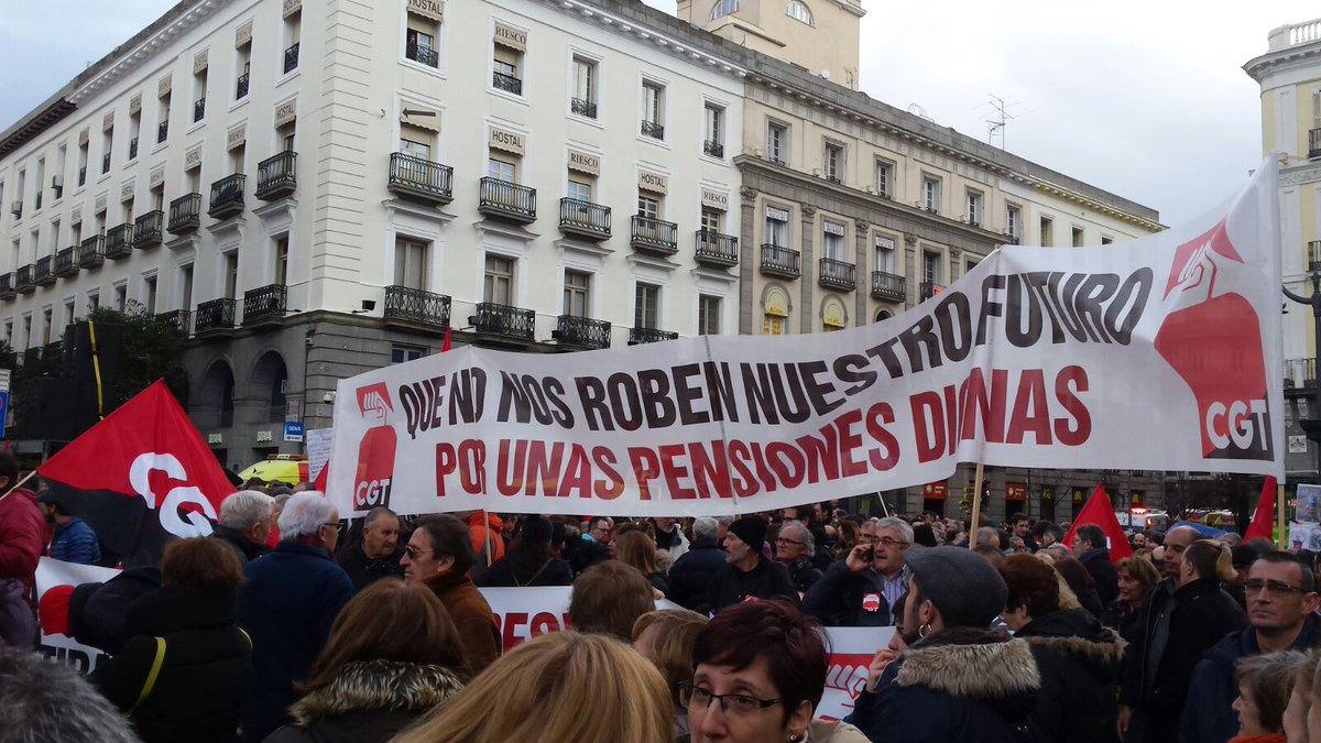 Resultado de imagen de pensiones dignas cgt