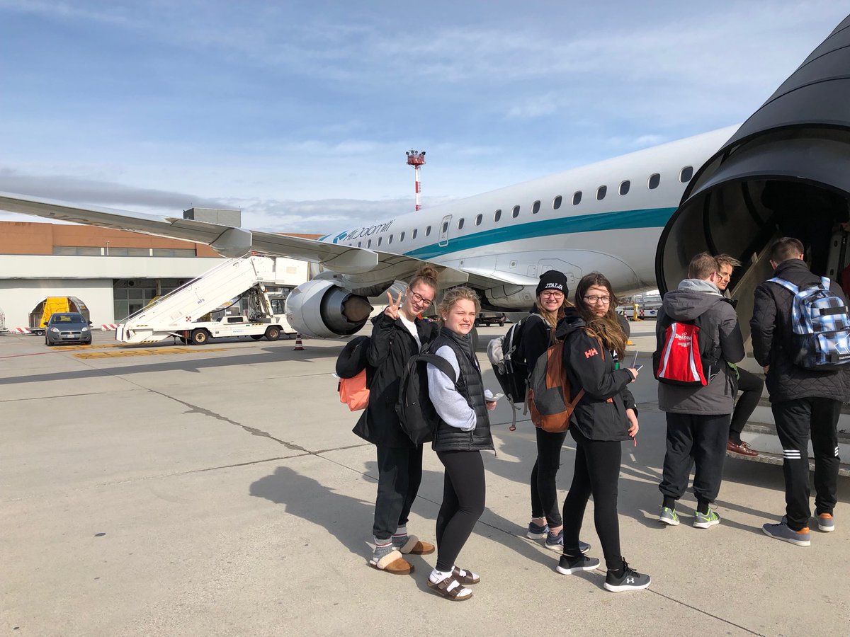 LHSItaly18's tweet photo. If you don’t see your child in this photo, let’s hope they are on the flight already!! https://t.co/PKnLlmg7bz