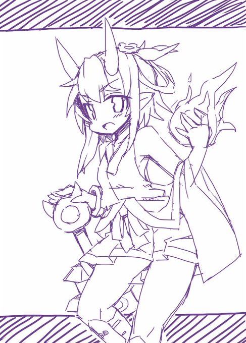 あてちゃん～(ラフ) 