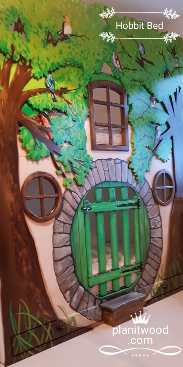 Planitwood's tweet photo. Hobbit Theme Twin Bed https://t.co/1k45ZXw1ne https://t.co/BbGBQJaVYn