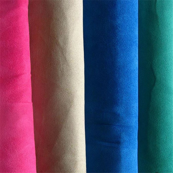 LangruiTextile's tweet image. Suede fabric, 100% polyester , weight 110gsm-180gsm, width 150-160cm