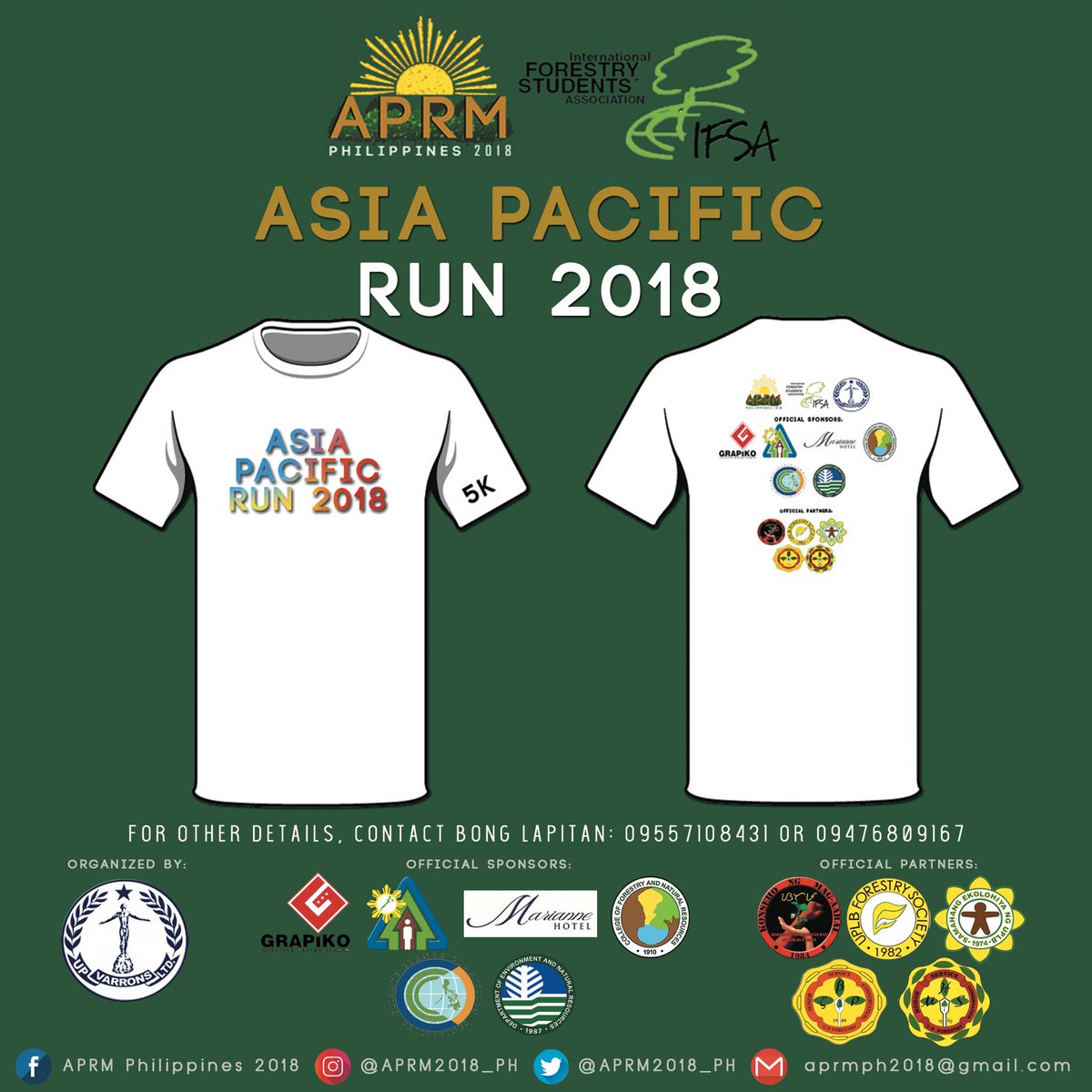APRM2018_PH's tweet photo. Join us on the Asia Pacific Run 2018 as we run towards APRM 2018! Pre-register now at https://t.co/3OGVxd5yv0 and have our finisher shirt as well.

We hope to see you at the finish line! https://t.co/qsN11GmTu4