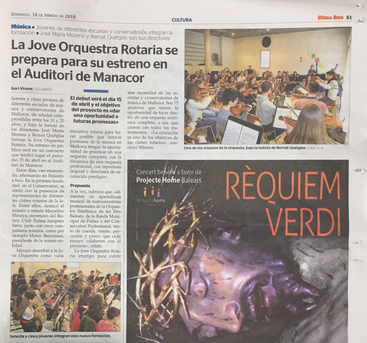 JoveOrqRotaria's tweet photo. Hoy la @JoveOrqRotaria en @UHmallorca #Quedan27dias para nuestro primer concierto de 75 jóvenes promesas musicales en @TeatredeManacor No te lo puedes perder. @RotaryD2203 @juniperoserraRC @RCPAlmudaina @BernatQuetglas #JMMoreno https://t.co/UEncgm5qa6