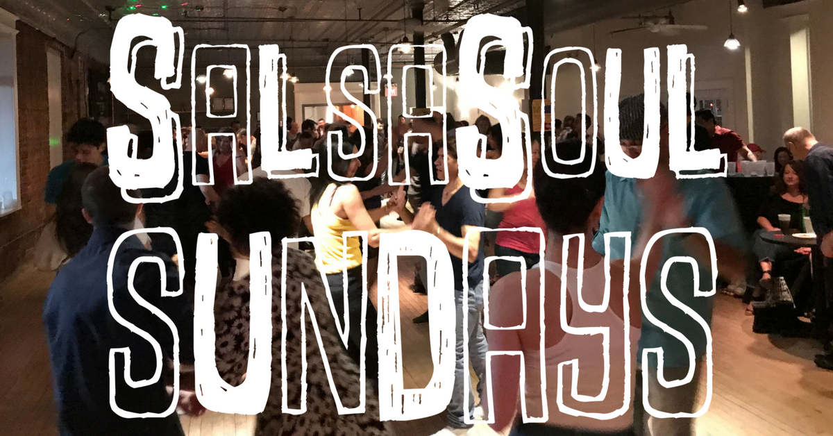 SalsaSoulProd's tweet photo. TONIGHT! Join us on the dance floor #HamOnt! Beg lesson 7pm by @alegriahamilton followed by music fr/ @DJgurygury @ #SpiceFactoryHamilton. Come early for #RuedaDeCasino workshop at 5pm. Social dance 'til 10:30! All welcome :) #SalsaSoulSunday #Hamilton #danceInHamilton #Salsa https://t.co/qlU7UfsRSc