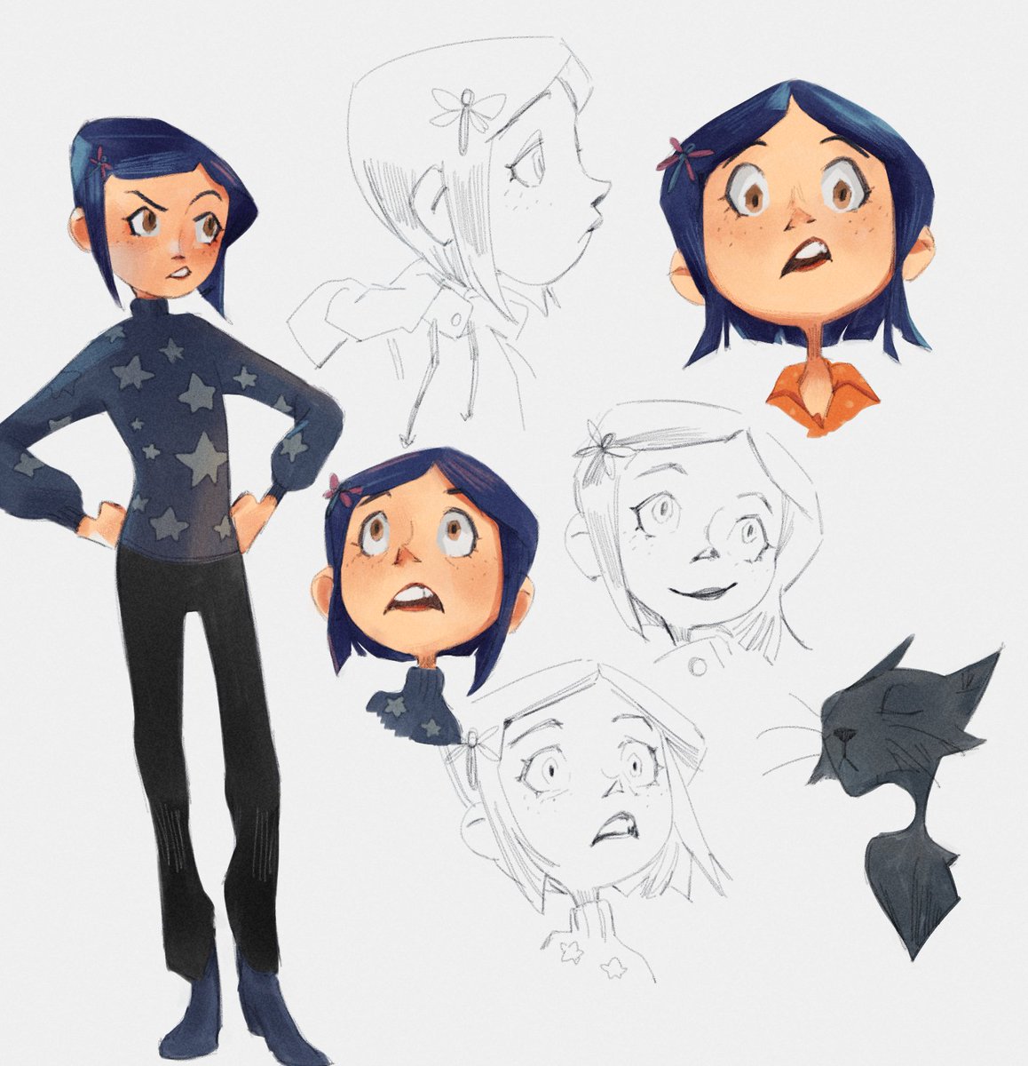 _maeves's tweet photo. exploring an old style with Coraline https://t.co/Qf5psH0LTY