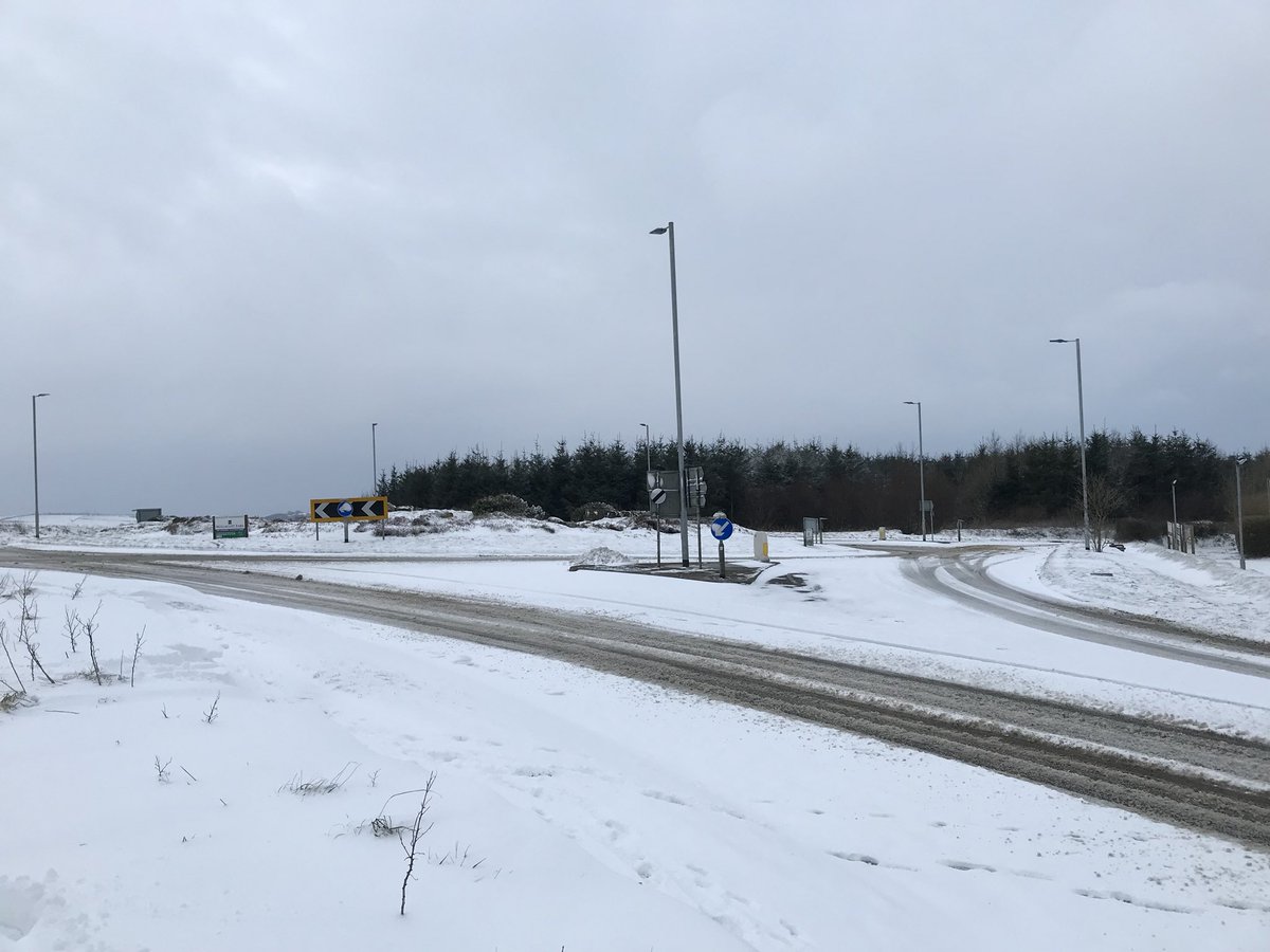 Unusually quiet 😳🌨❄️ #mullacott #ilfracombe #northdevon #snowday