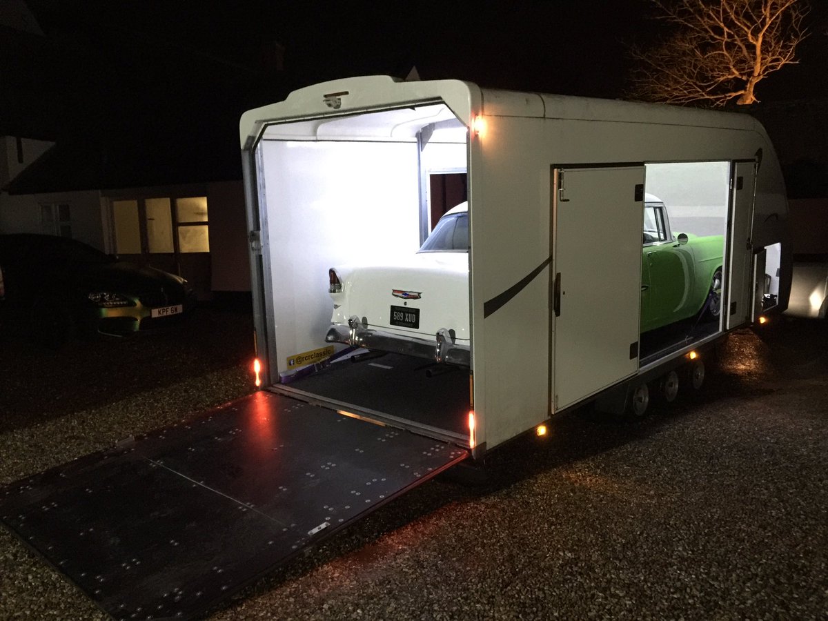 We did this incredible '55 Chevy justice by transporting it in the carpeted enclosed trailer. <a href="/CandSCmagazine/">Classic & Sports Car</a> <a href="/chevrolet/">Chevrolet</a> <a href="/ThunderRoadCars/">Brian Crane</a>
