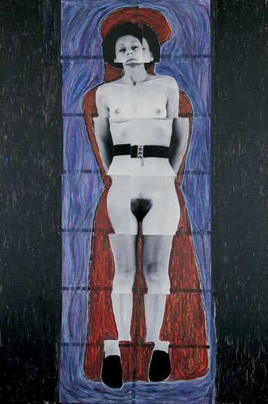 Zee_Kay84's tweet photo. @Hannahgadsby show on @ABCiview #nakedynudes is superb! I hope there is more in the making. Love visit a gallery with Hannah one day. Artworks below are beautiful works by Julie Rrap. https://t.co/qVABE2BIuH