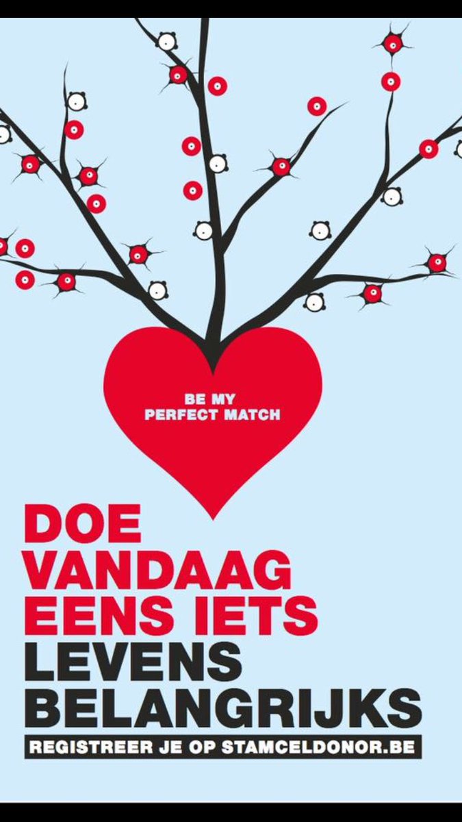 greetvanhecke's tweet photo. New day, new hope. #bemyperfectmatch #maakhetverschil #urgent #donation https://t.co/iSMD8sxxVV