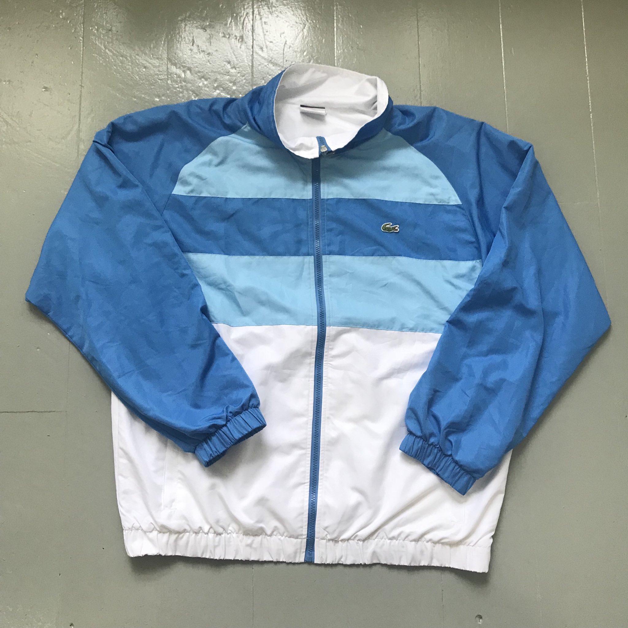 Retro lacoste tracksuit hotsell
