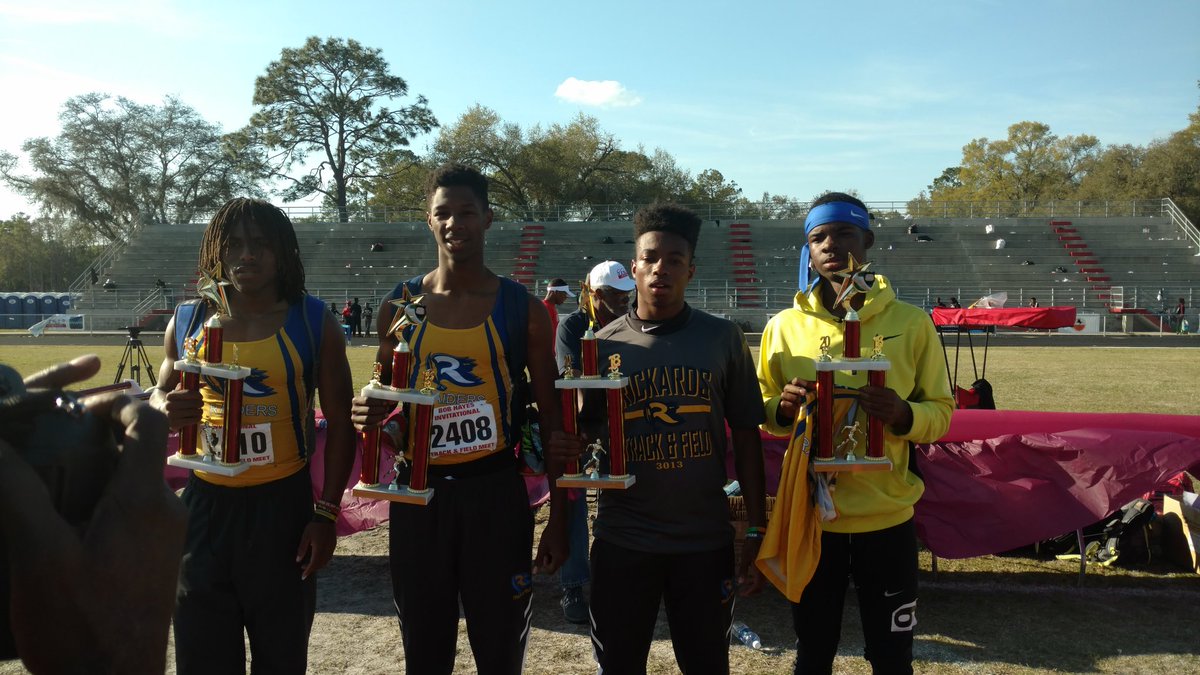 Bob Hayes Invitational 4x4 champs and new school record.