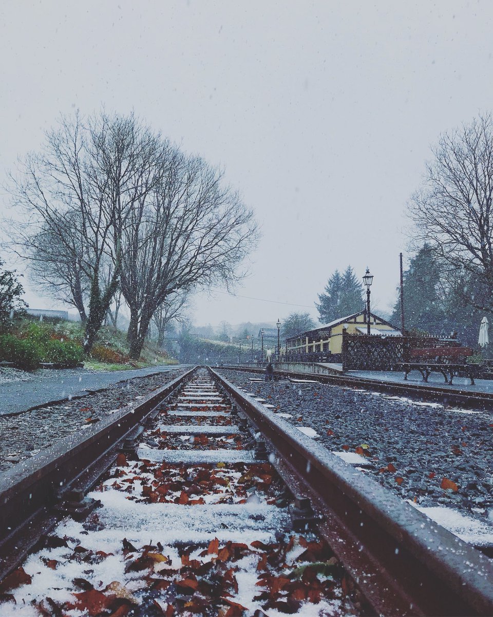 It’s snowing but we’re still open!
Call in to Warm yourselves up &amp; get a beautiful snowy photo with the engine!