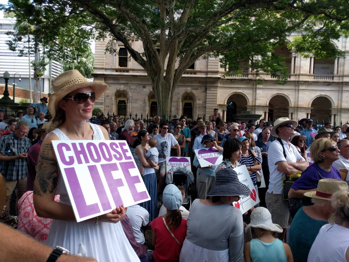 marchforlifeqld's tweet photo. Choose Life! #marchforlife #qldpol https://t.co/yoMevEF6uK