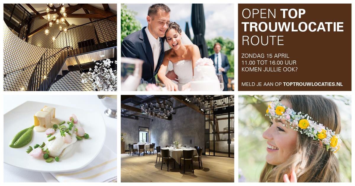🖤 Kom je onze toptrouwlocatie bewonderen op zondag 15 april? Meldt je nu aan via opentoptrouwlocatieroute.nl/trouwlocaties/… #trouwen #mereveld #top3 locatie <a href="/MereveldUtrecht/">Mereveld</a> 🖤