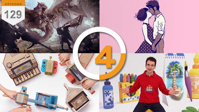 PlayerFourth's tweet image. As a reminder -
 in this episode we jump boots first into Monster Hunter World, discuss the Nintendo Labo, and Nathan swoons over the adorable Aussie made Florence. thefourthplayer.com/project/episod…