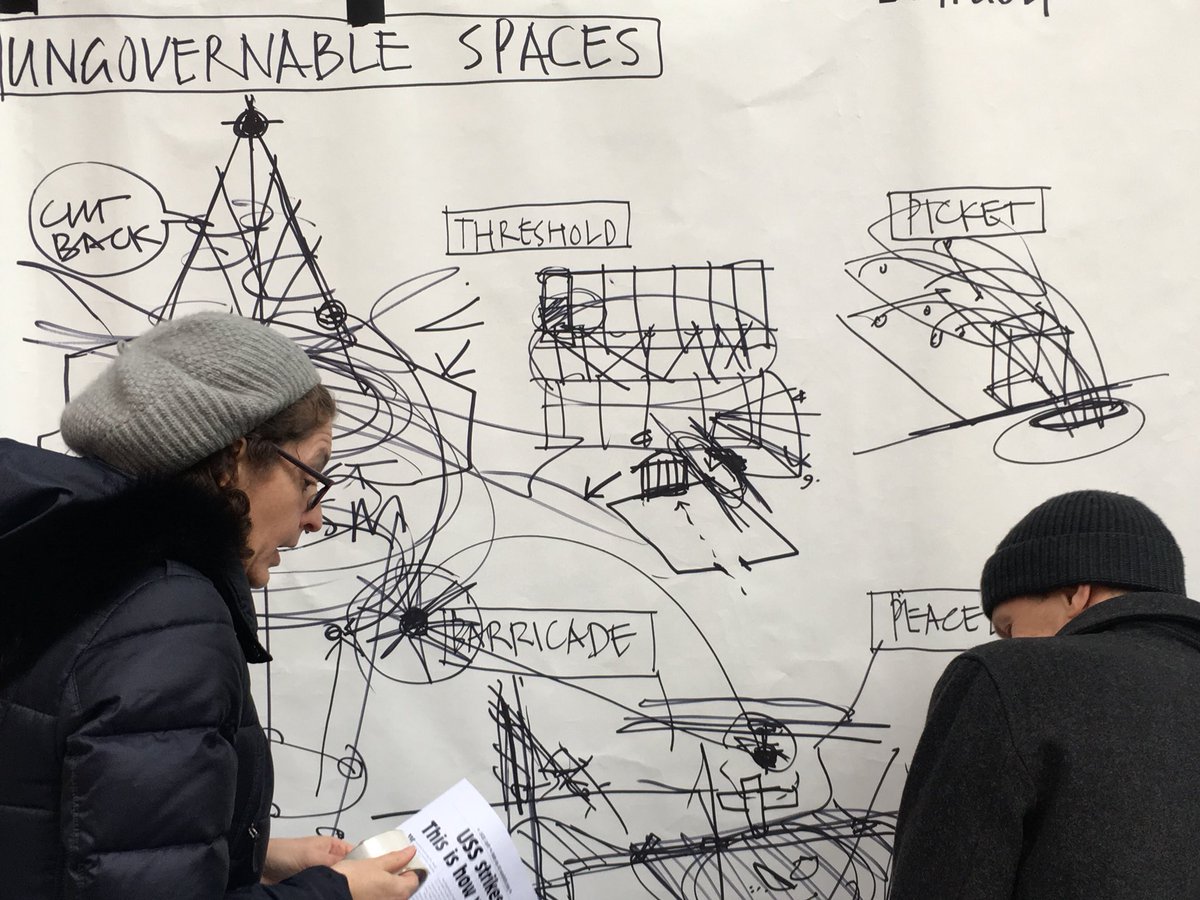 OLearyJames's tweet photo. A big thank you to all members and leadership of @UCL_UCU &amp; @UCLprotest, and to colleagues on the @BartlettArchUCL picket line for your energy and passion over the past few weeks. It has been intense! #UCLprotest @ucu #USSstrike https://t.co/iX6OyoQR2D