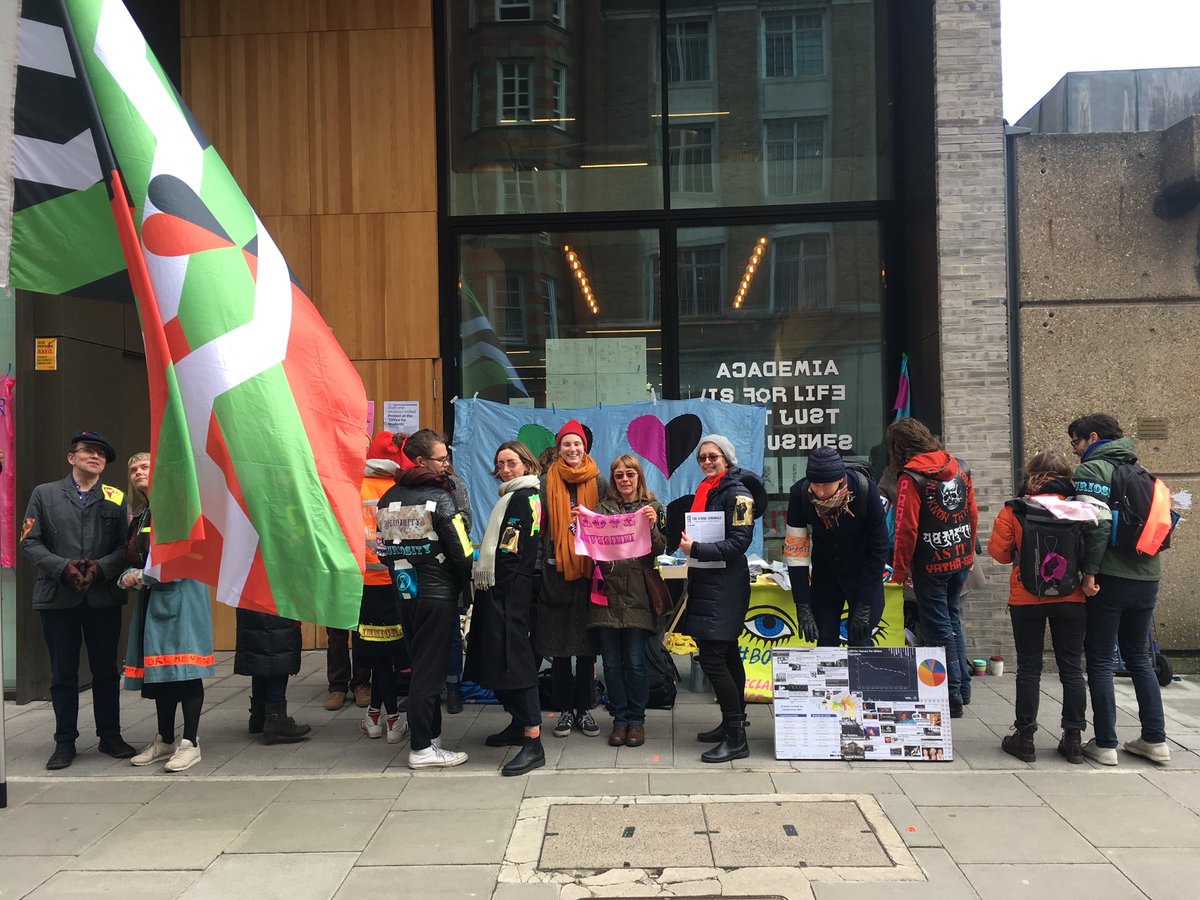 OLearyJames's tweet photo. A big thank you to all members and leadership of @UCL_UCU &amp; @UCLprotest, and to colleagues on the @BartlettArchUCL picket line for your energy and passion over the past few weeks. It has been intense! #UCLprotest @ucu #USSstrike https://t.co/iX6OyoQR2D