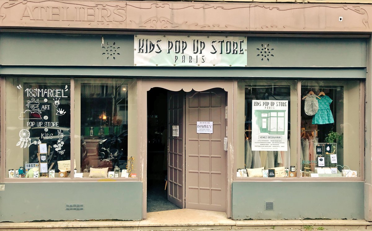 18StMarcel's tweet photo. Venez découvrir un concentré de mignonnerie dans notre boutique éphémère spéciale kids aujourd’hui jusqu’à 17h au @18StMarcel 🎀❣️🤩

#kidspopupstore #popupstore #paris5 https://t.co/YBQhY6FtG8