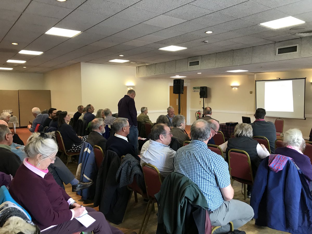 And we’re off, 2018 #AGM under way in #Perth, nice to see so many #scottish #beekeeping #members 🐝👍