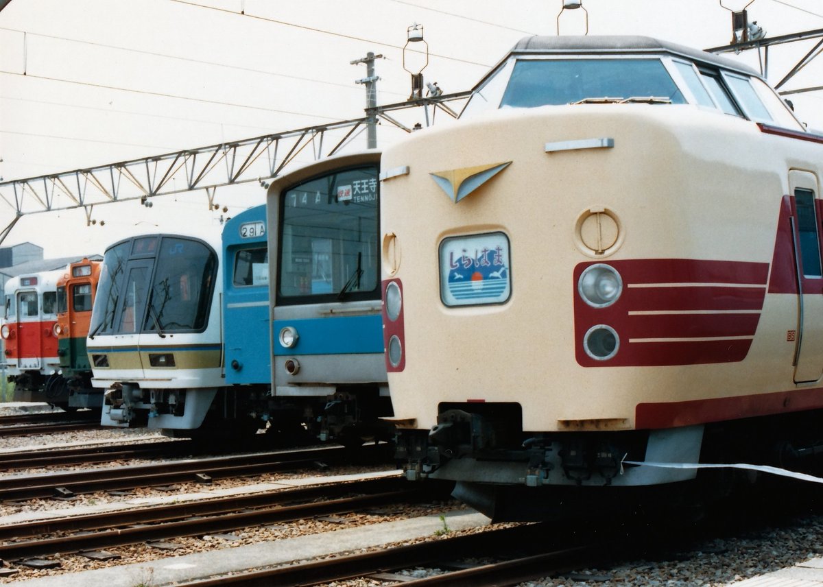 ヘッドサボ　天王寺　鳳　昭和30〜40年代 1989年（平成元年）5月に鳳電車区で開催された撮影会には、阪和線を