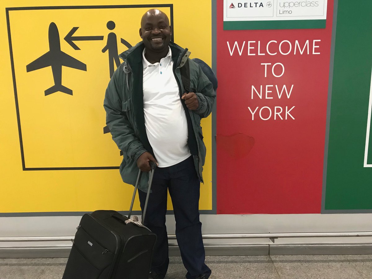 CarolynRaphaely's tweet photo. It’s been a long journey from a Kgosi Mampuru prison cell to Memphis for wrongfully convicted exoneree Thembekile Molaudzi now heading to  2018 Innocence Conference via NYC . @WitsJusticeProj @AntonHarber @nooshinerfani https://t.co/RTXUFnQIbb