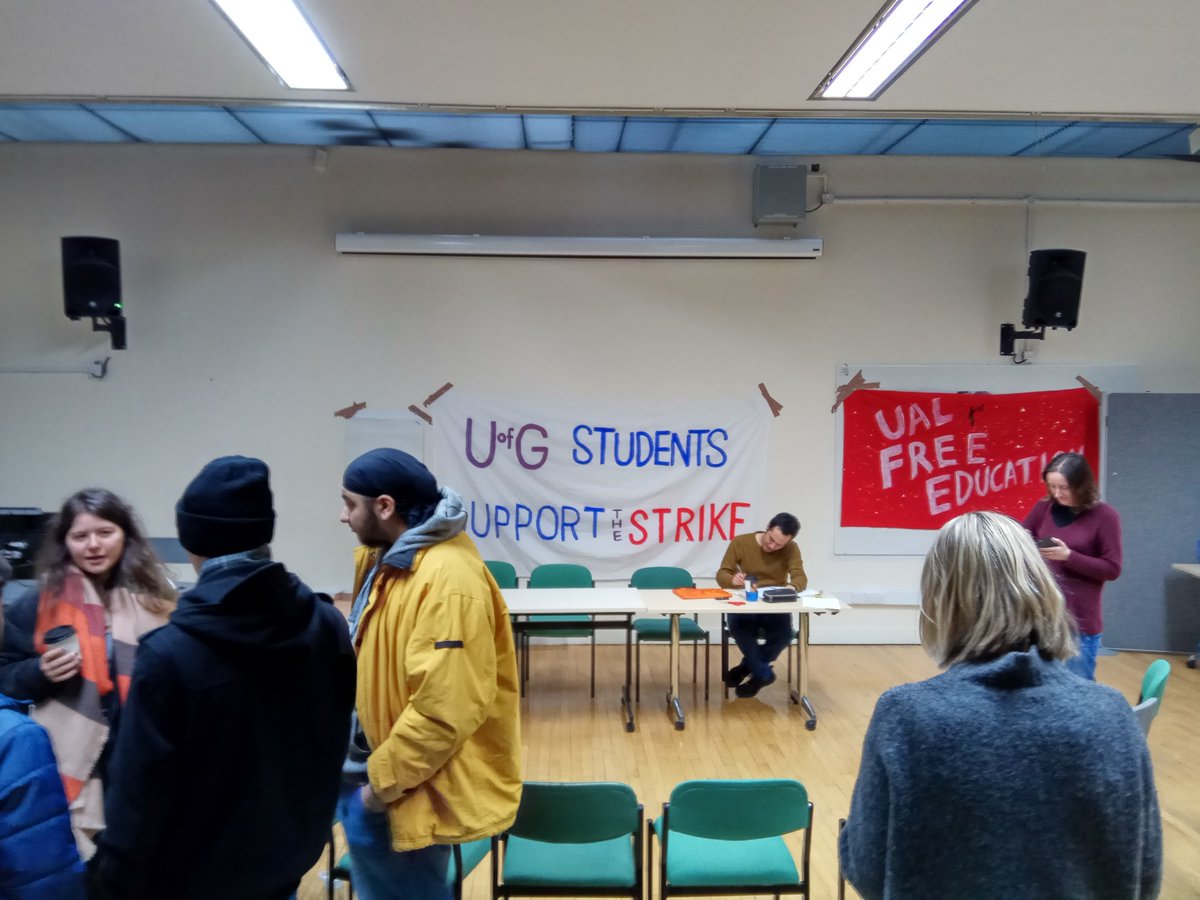 OccupiedStrath's tweet image. Here at UCL with @GU_Solidarity and other students from across the country! Will be discussing how effective we've been so far, and what we can do next to ensure victory to the staff with @StrathclydeUCU and @UCUScotland

Nervous @UniStrathclyde?