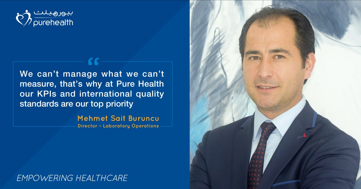 PureHealthae's tweet image. Mehmet Sait Buruncu - Director Laboratory Operations @ Pure Health #empoweringhealthcare #laboperations #uaehealth #mohap