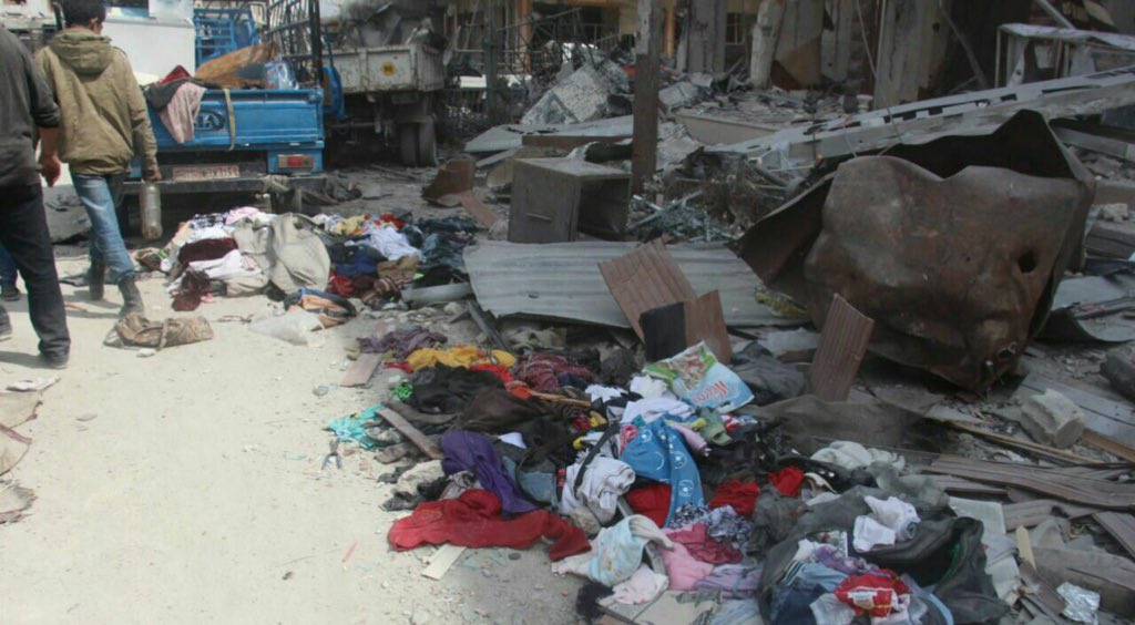 Barbara040872's tweet photo. SAA/pro-ASSad militias terrorists prevented the families to carry their personal stuff when enemies occupied parts of #Hamouriyah, now it lays shattered in the streets of the town and the families fate, unknown.
Eastern #Damascus cs #Syria Mar 18 https://t.co/Qd2B2hUgCX