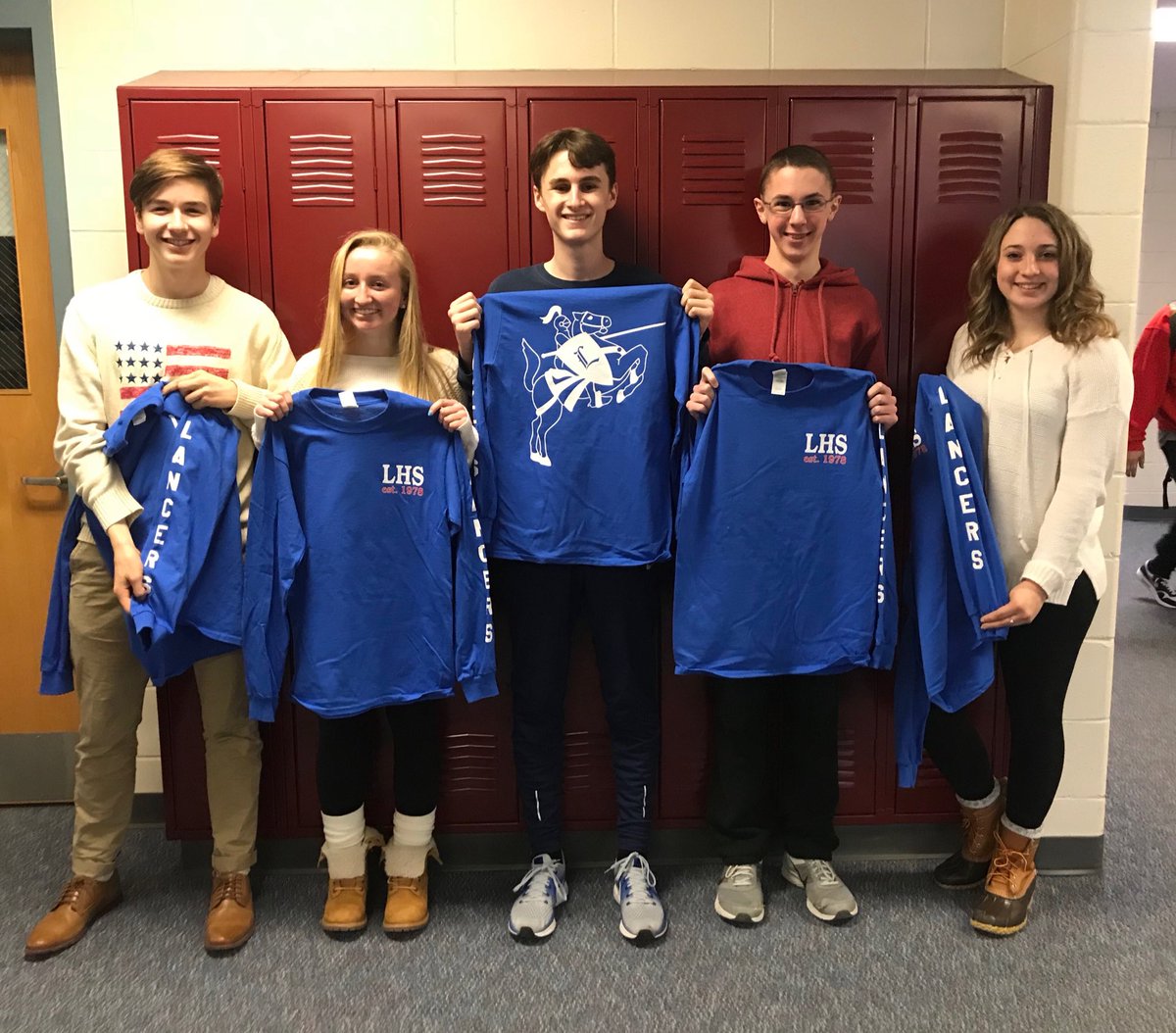 LaforeLHS's tweet photo. Help support Class if 2020!LHS Super Fan long sleeve t-shirts on sale for $15.00 this Thursday, Friday and next Monday in the cafeteria during lunches. https://t.co/NIuMREmeI3