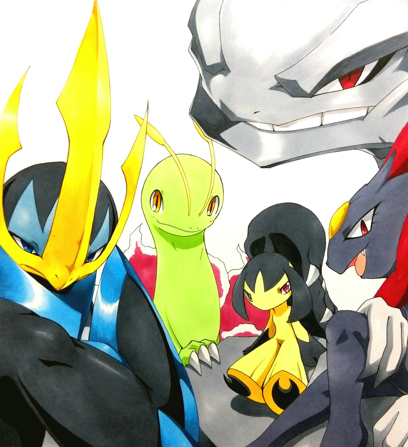 Twitter पर ピカじん 兄貴の好きだったポケモン達をｶｷｶｷ エンペルトさんとマニューラ クチートとメガニウムさんとハガネール T Co Xppgr3bzzq Twitter