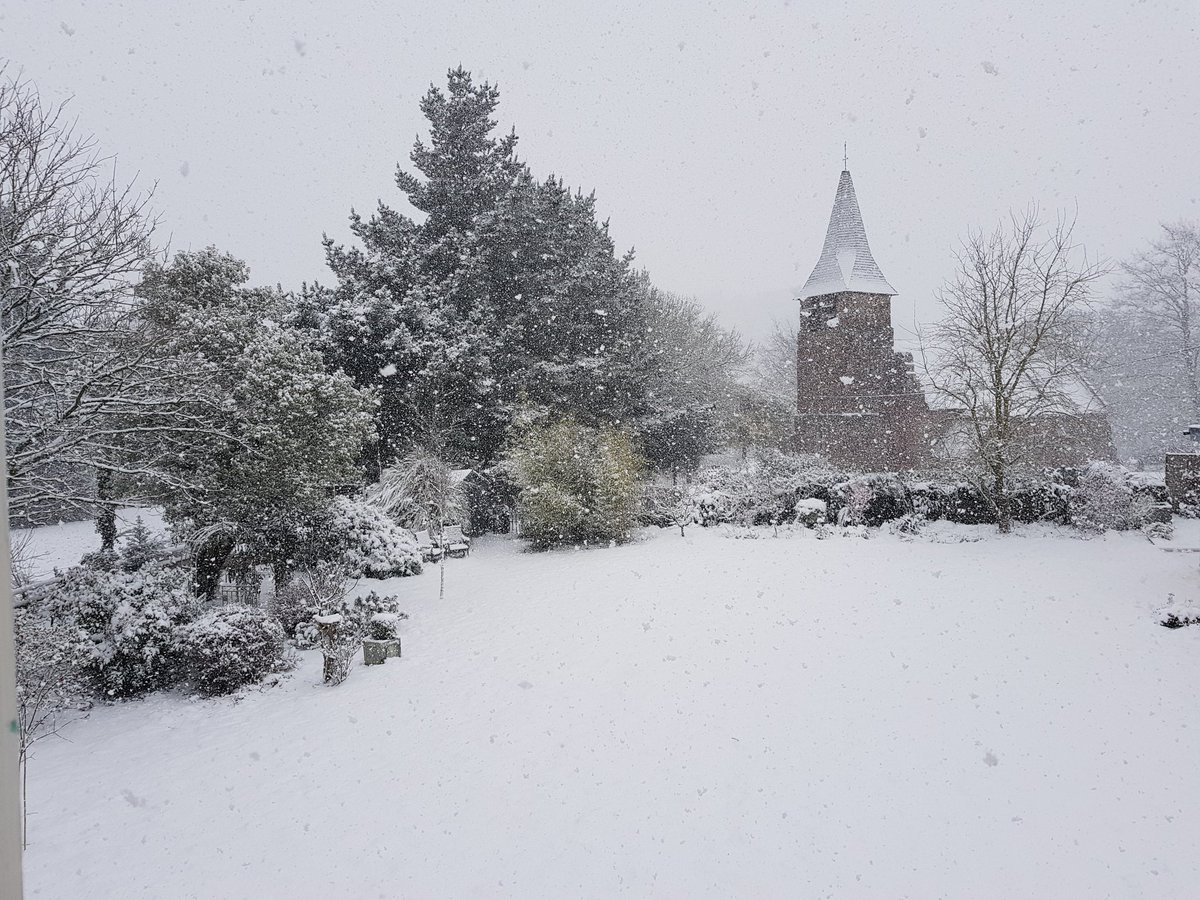 It's proper snowing again!