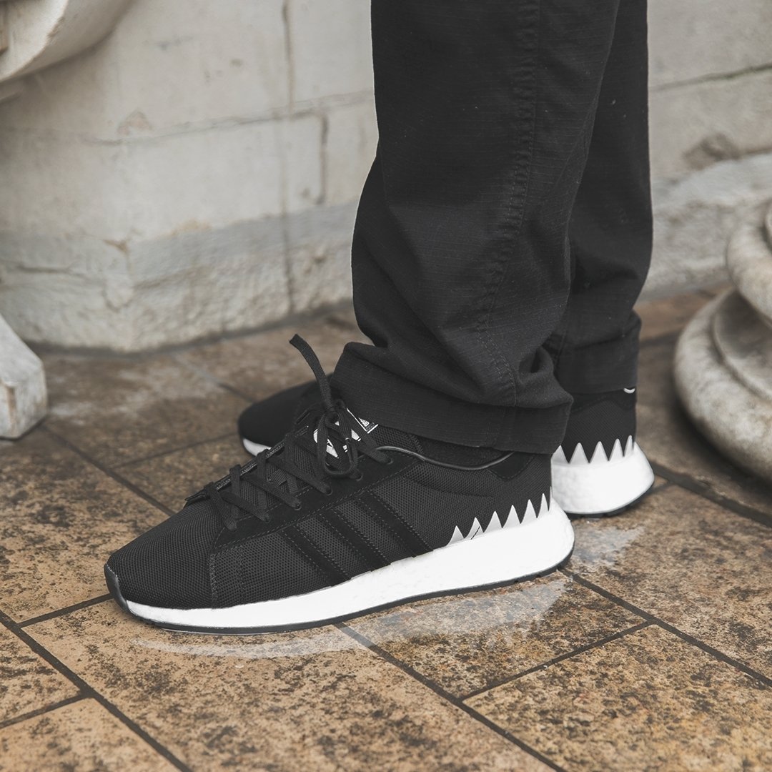 Footpatrol London on Twitter: "Here's an 'On the foot' look at the adidas x Neighborhood  Chop Shop 'Core Black/White' | Now available in-store and online. Sizes  range from UK6 - UK12 (including