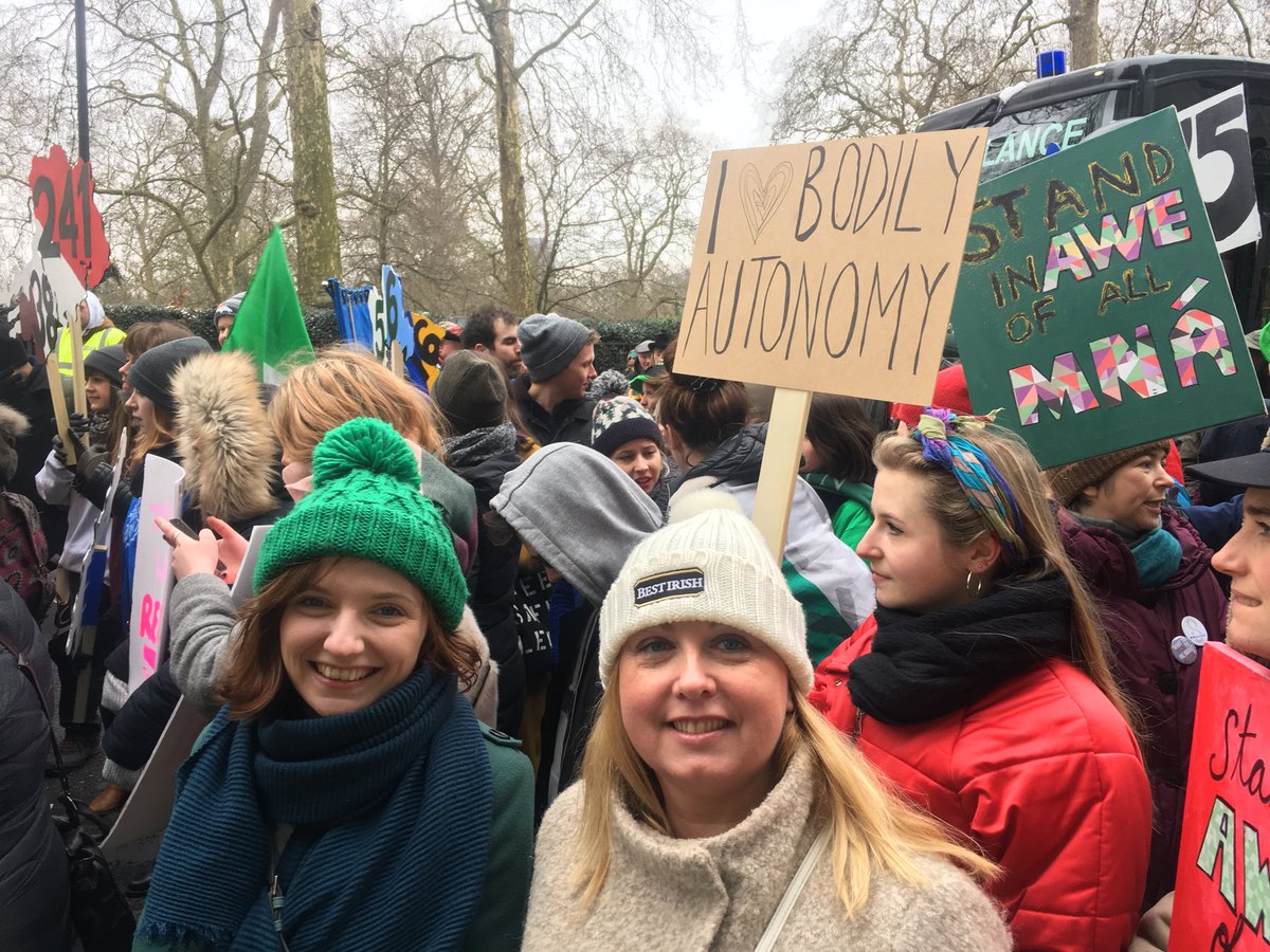 AudreyEager's tweet photo. My body. My choice. Simples #ldnirish4choice #trustwomen #repealthe8th https://t.co/1lFLbbsQ5Y