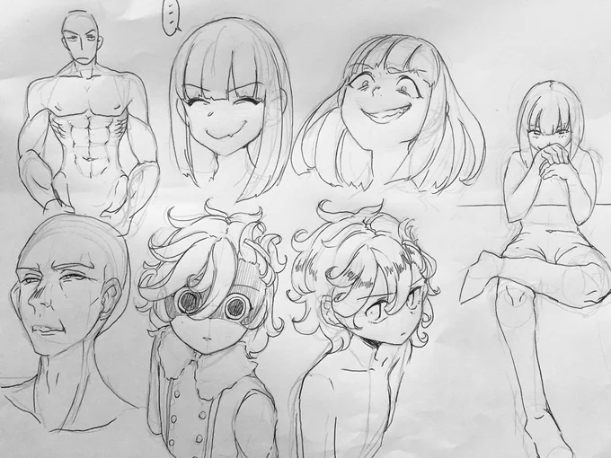 今日かいたアナログ落書き 
