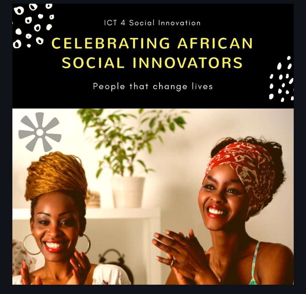 In the next 5 weeks we will be profiling prominent #African #SocialInnovators. #AfricanInnovation #development #AfricanEntrepreneur #AfricanDigitalLeadership follow @AfricanICT4SI and tell us who we should profile #ict4d #changingoutset