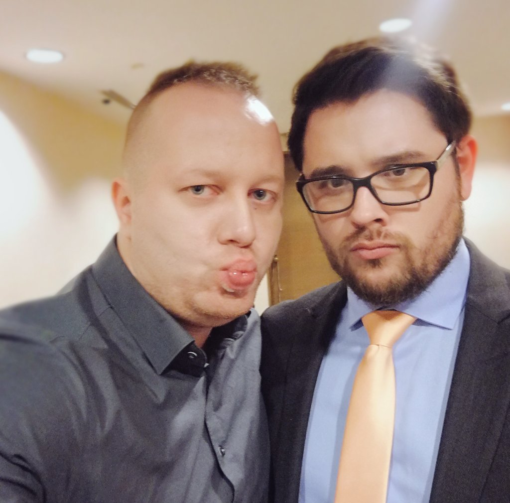 KendricSwissh's tweet photo. That's it folks, last cast for me and this handsome man called @Trikslyr make sure to enjoy the grand final between @ballistixgaming and @KSVeSports! #HGC #EasternClash @HeroesEsports https://t.co/SWEc4badfY