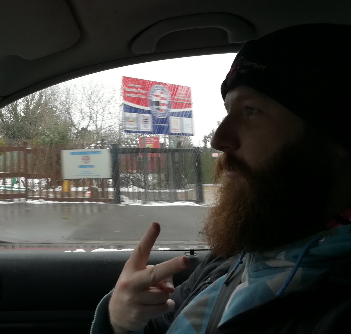 pompeydunc's tweet photo. Driving past @PeckhamTownFC & @MenaceUltras on our tour of South London to get to the @DulwichHamletFC home game today played at @OfficialTmufc.
Feels so wrong, but you'll not break us Meadow. #dhfc #savedhfc #FillTheFields https://t.co/sit2iLihk8