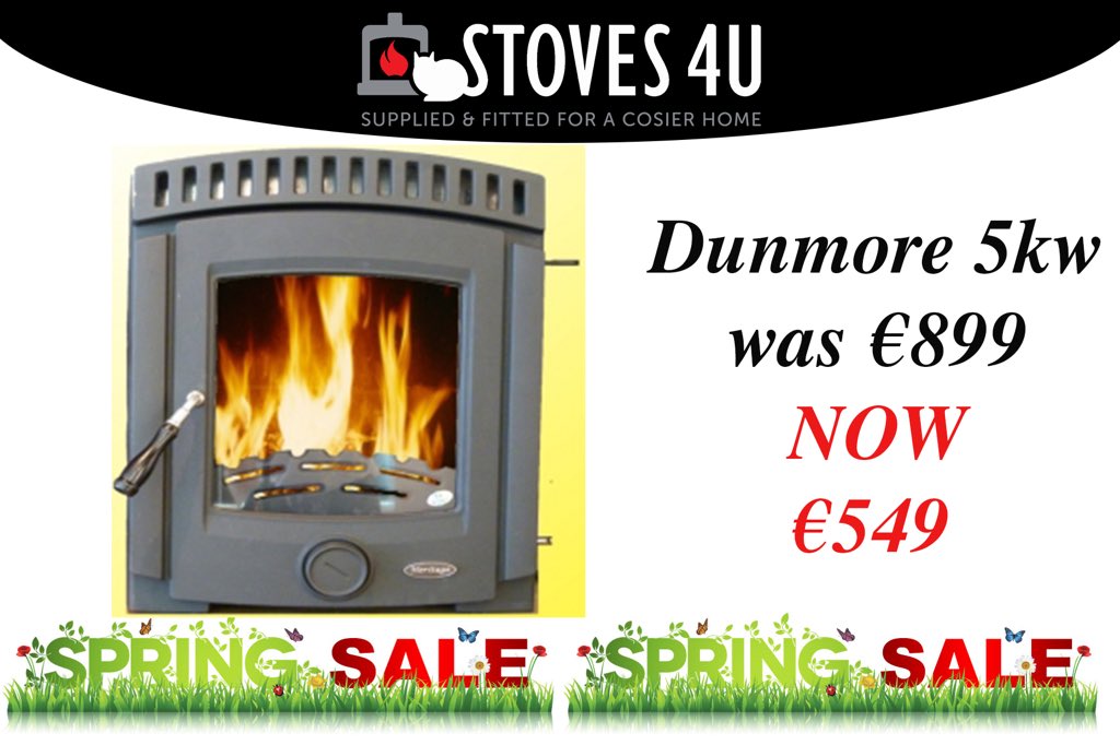 stoves4uie's tweet photo. Spring SALE
Dunmore 5kw inset room heater stove
available in matt black €549  and cream €499
John Joe Sheehy Road Tralee
#stoves4u #tralee #killarney #listowel #dingle #kenmare #cahersiveen #killorglin #waterville #castleisland #kerry #irish #stove #fireplace #home #new #heat https://t.co/9Z1NOD2ENC