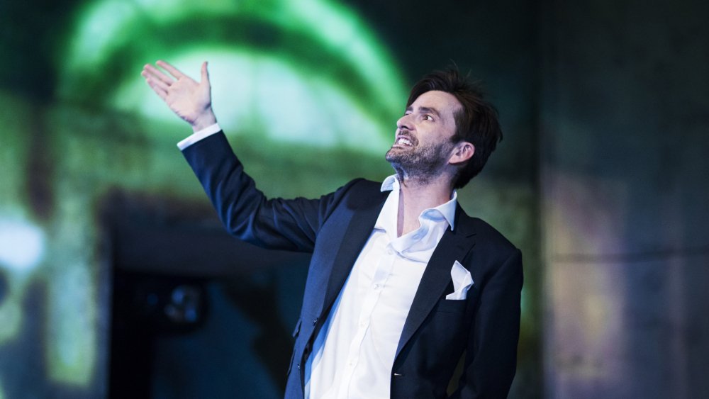 Out, hyperbolical fiend! How vexest thou this man! 
Talkest thou nothing but of ladies?

Twelfth Night (4.2)
#ShakespeareSunday #DonJuaninSoho #DavidTennant