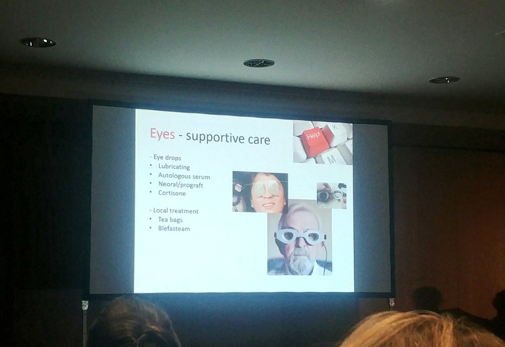 CrisCanRo's tweet photo. Supportive care for chronic gvhd eyes...Blefasteam #gvhd #nursesgroup #ebmt2018 https://t.co/zI8QmlBU93