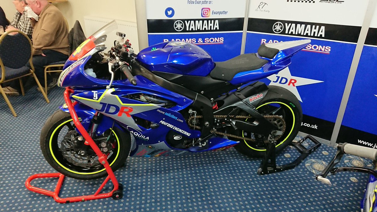 JDR_Racing's tweet photo. JDR Race Night 2018, just look at those bikes 😍😍😍 @ash_ashbeech @RacerCameron66 @potter_racing @ThePipeWerx @NgVision @alphaRacing @AquilaTrucks @PirelliMoto @OfficialBSB https://t.co/tsoy6Z3B6S