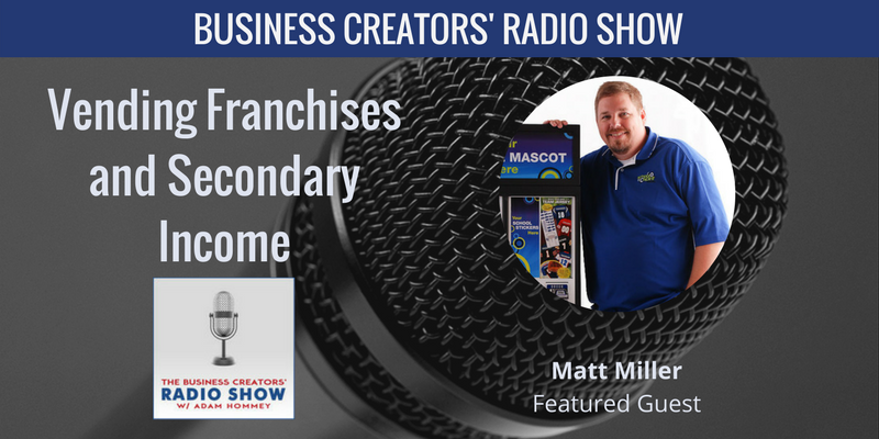 LISTEN NOW!  Vending Franchises and Secondary Income businesscreatorsradioshow.com/vending-franch… @moresalesonline #podcast
